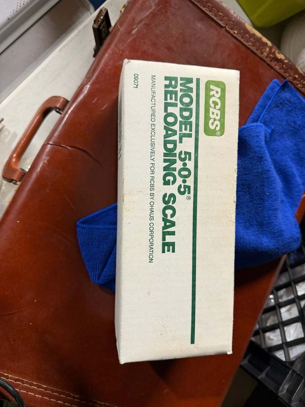 RCBS Model 5-0-5 Reloading Scale with Box and Instructions